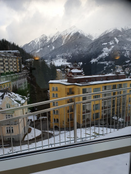 Utsikt från en balkong på Hotellet